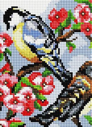 Алмазна вишивка colorart 20x20 синички dd1222