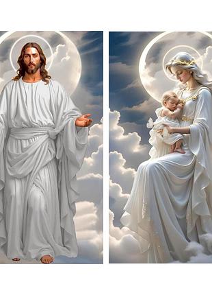 Алмазна мозаїка colorart пара ікон 2 шт. 30х50 см p01