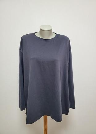 Шикарна брендова котонова блузка вільного фасону