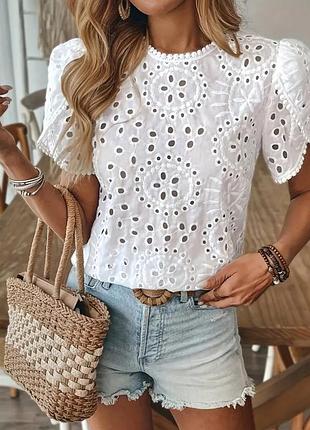 Блузка прошва бавовна ☘️👛
