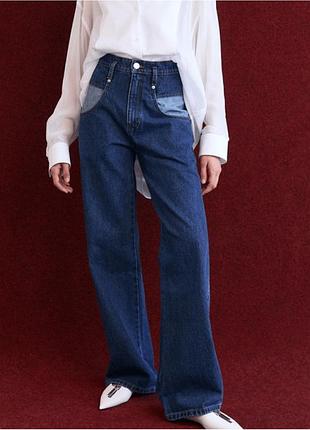 Жіночі сині джинси з високою посадкою, бойфренди aisenberg