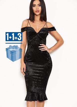 🥰 велюрова міді сукня ax paris