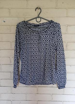 Лонгслив трикотажная блуза размер xs