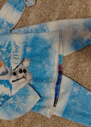 Теплая пижама 4-5 р