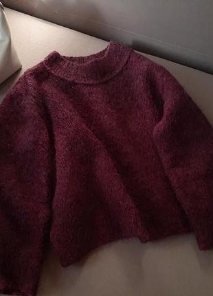 Свитер шерстяной ,мохеровый