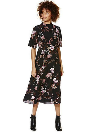 Гарна натуральна сукня в квітковий принт 20 розміру