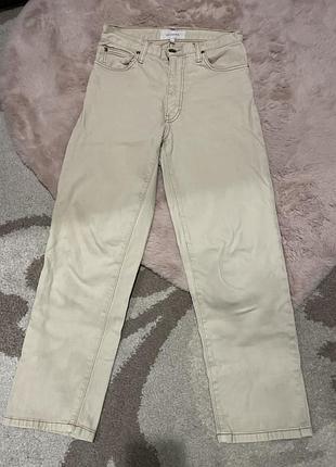 Бежеві джинси жіночі