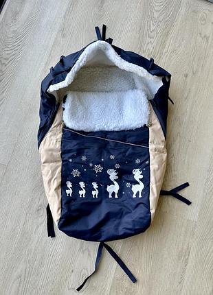 Зимовий чохол на коляску або сани