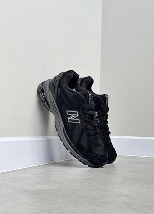 Кроссовки женские / мужские черные из натуральной кожи осенние весенние летние