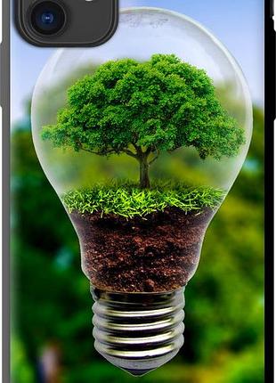 Чохол tpu на iphone 11 лампа-дерево