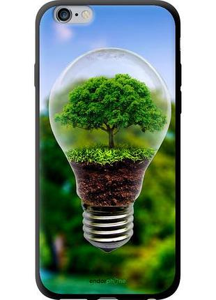 Чехол tpu на iphone 6 plus лампа-дерево