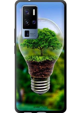 Чохол tpu на vivo x50 pro plus лампа-дерево