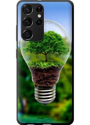 Чохол tpu на samsung galaxy s21 ultra (5g) лампа-дерево