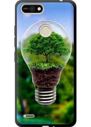 Чохол tpu на tecno pop 2f b1f лампа-дерево
