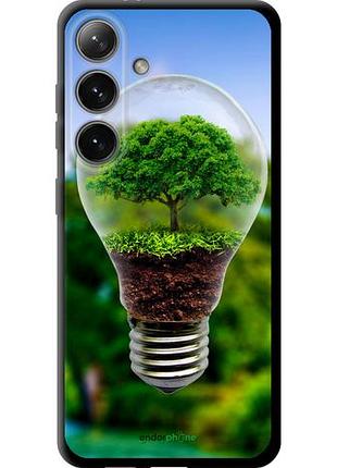 Чехол tpu на samsung galaxy s24 лампа-дерево