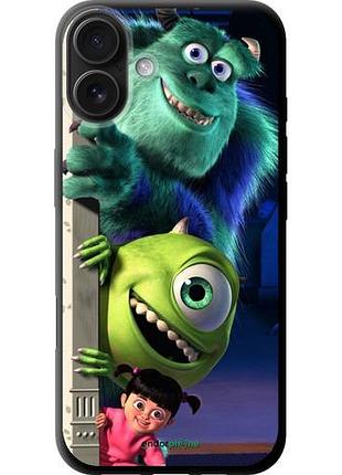 Чехол tpu на iphone 16 plus monsters