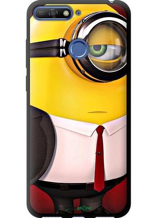 Чехол tpu на huawei honor 7c minions