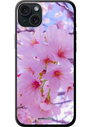 Чохол tpu на iphone 15 plus сакура