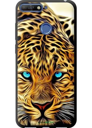 Чехол tpu на huawei y6 prime 2018 леопард