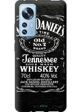 Чехол tpu на xiaomi 12x jack daniels