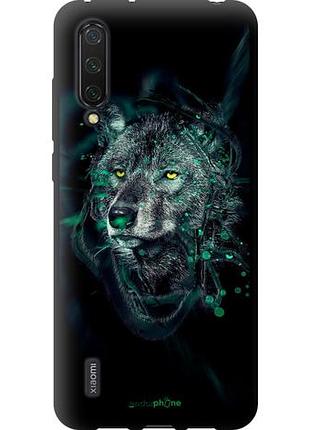 Чехол tpu на xiaomi mi 9 lite wolf
