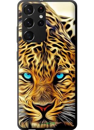 Чехол tpu на samsung galaxy s21 ultra (5g) леопард