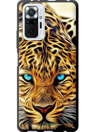 Чохол tpu на xiaomi redmi note 10 pro леопард