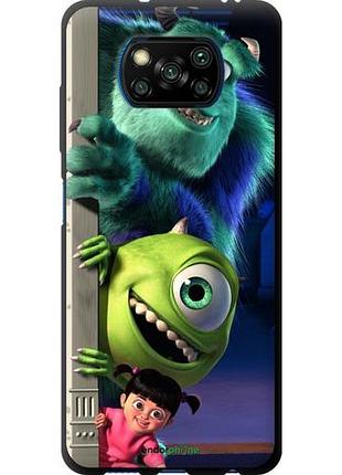Чехол tpu на xiaomi poco x3 pro monsters