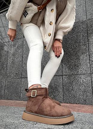 Распродажа очень крутые угги цвета шоколад