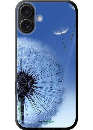 Чехол tpu на iphone 16 plus кульбабка