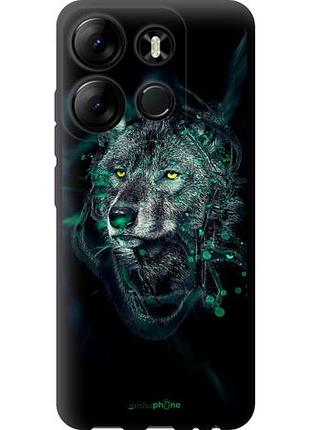 Чехол tpu на tecno spark go 2023 bf7 wolf