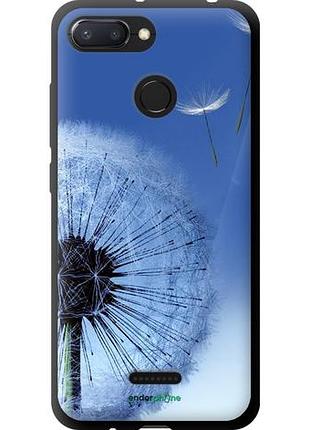Чехол tpu на xiaomi redmi 6 кульбабка