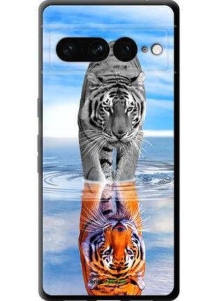 Чехол tpu на google pixel 7 pro тигр