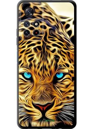 Чехол tpu на xiaomi redmi note 11 5g леопард