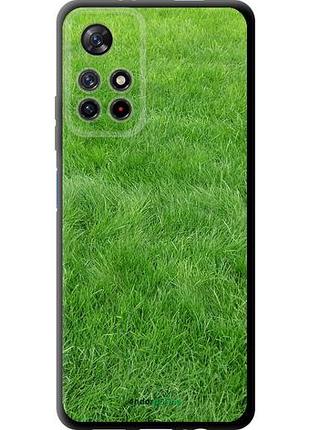 Чехол tpu на xiaomi redmi note 11 5g трава