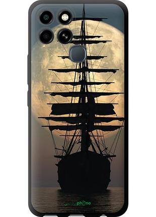 Чехол tpu на infinix smart 6 корабль