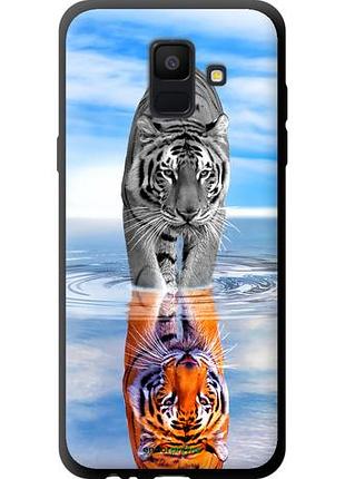 Чехол tpu на samsung galaxy a6 2018 тигр