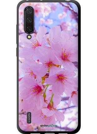 Чехол tpu на xiaomi mi cc9 сакура