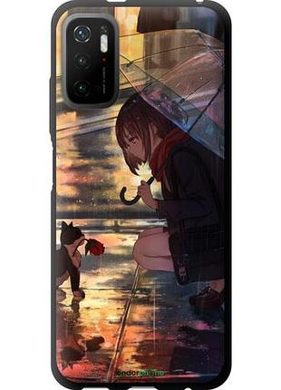 Чохол tpu на xiaomi redmi note 10 5g anime