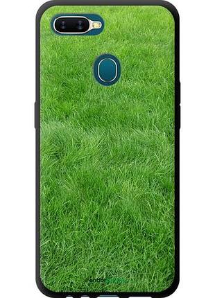 Чехол tpu на oppo a5s трава
