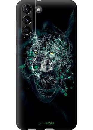 Чехол tpu на samsung galaxy s21 plus wolf