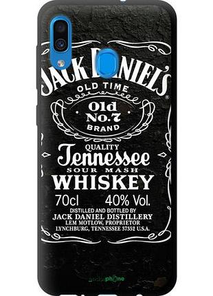 Чехол tpu на samsung galaxy a20 2019 a205f jack daniels