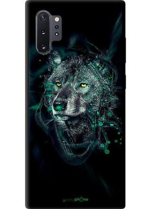 Чохол tpu на samsung galaxy note 10 plus wolf
