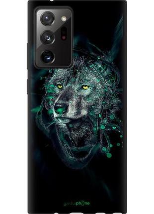 Чехол tpu на samsung galaxy note 20 ultra wolf