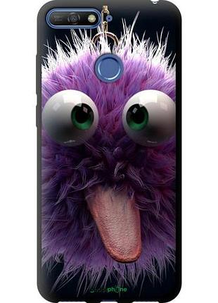 Чехол tpu на huawei y6 prime 2018 пухнастик