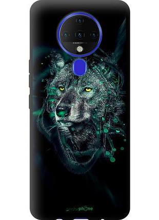 Чехол tpu на tecno spark 6 ke7 wolf