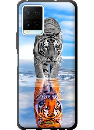 Чехол tpu на vivo y21 тигр