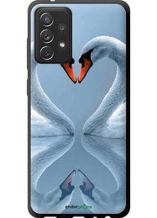 Чохол tpu на samsung galaxy a10 a725f лебеді