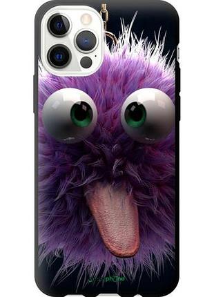 Чехол tpu на iphone 12 пухнастик