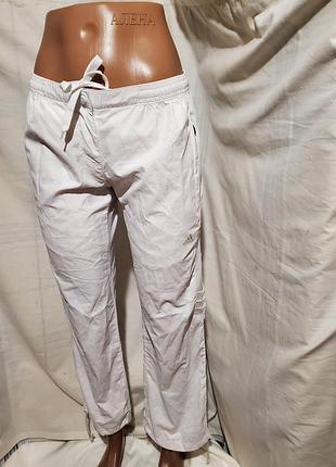 Штаны спортивные adidas размер s, цвет белый